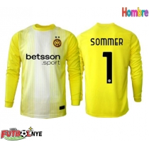 Camiseta Inter Milan Yann Sommer #1 Portero Visitante Equipación 2025-26 manga larga